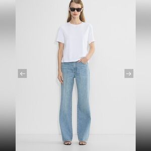 Aritzia Denim Forum 90s tailored high rise wide leg jeans 26